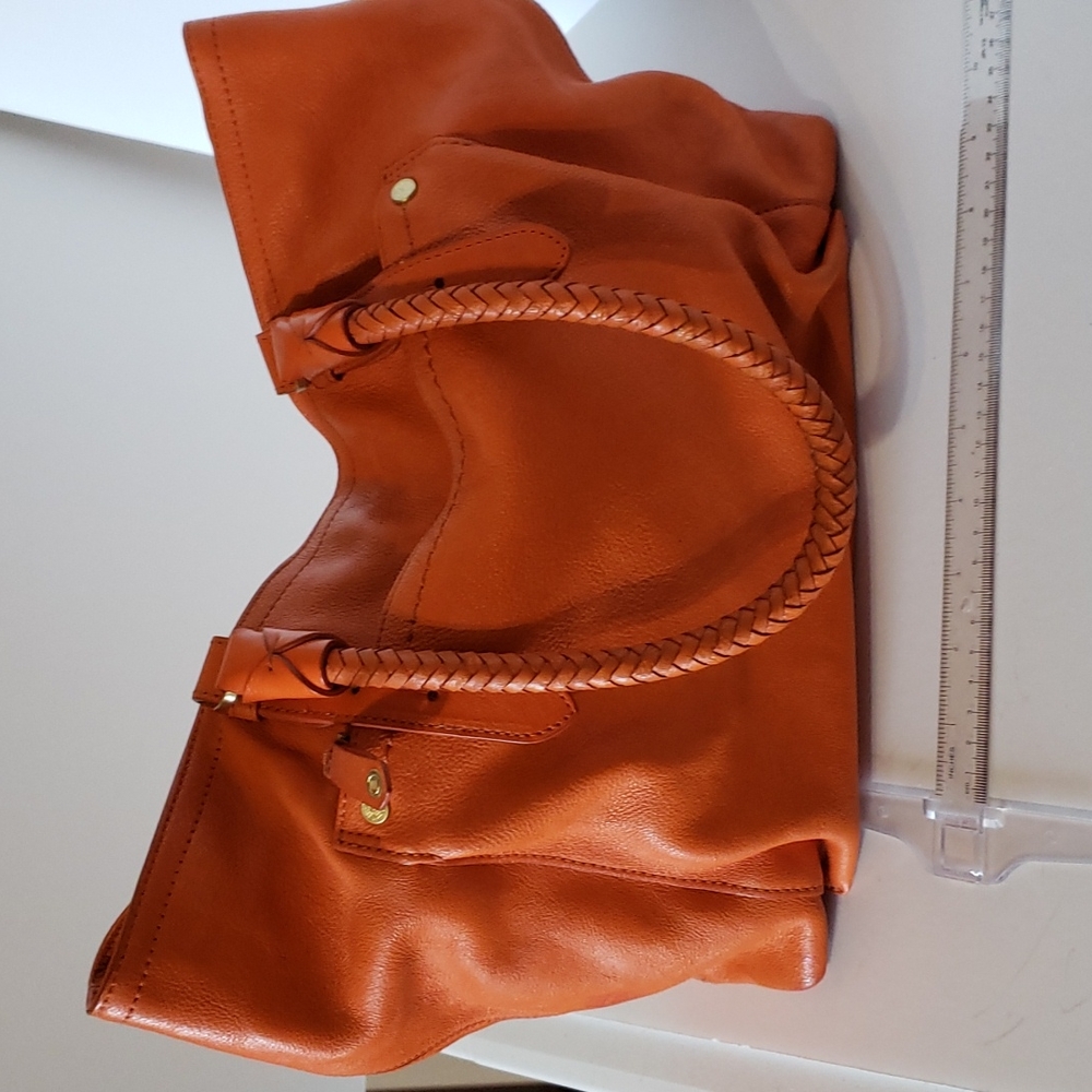Cole Haan large tangerine bag